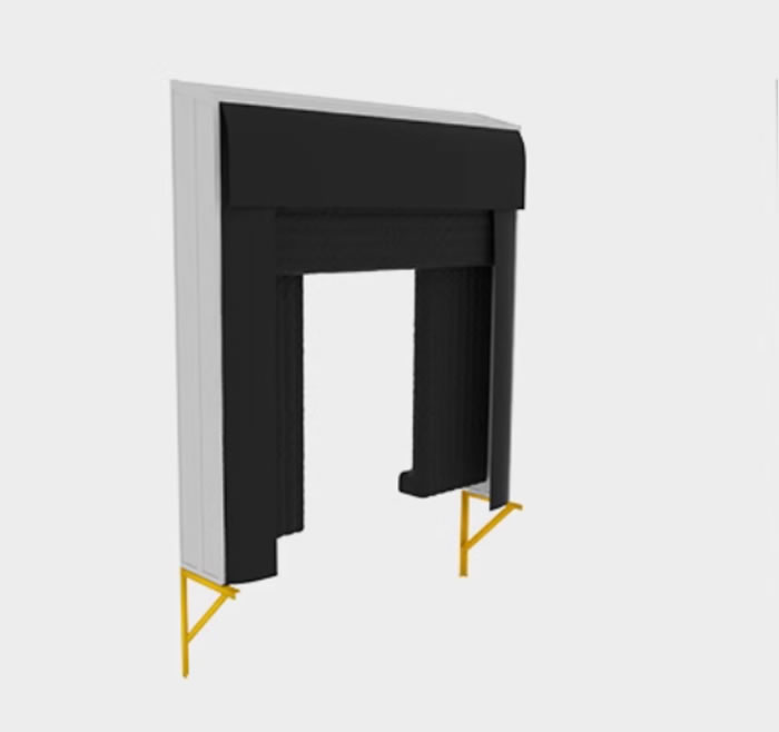 Inflatable dock seals